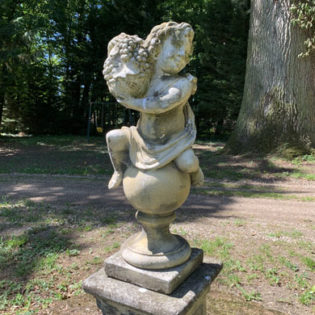 statue de l'ange gardien - Château de Quincey